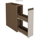 Ver imagem 1 de Módulo Inferior Cozinha Vitoria Porta Condimentos - Carvalho/offwhite