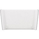 Ver imagem 2 de Cabeceira Cama Box Casal 140cm Nilo P05 Couríssimo Preto Bouclê Cru - Lyam Decor