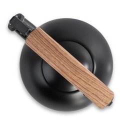 Chaleira Inox com Apito de Indução Preto Roma Vintage 1,5l - Brinox - 6