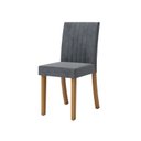 Ver imagem 6 de Conjunto Sala de Jantar Mesa Juliana 110cm Tampo MDP Canto Reto 4 Cadeiras Lily