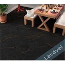 Ver imagem 1 de Adesivo Lavável Imita Mármore/Granito Nero Black Gold - 80x300cm