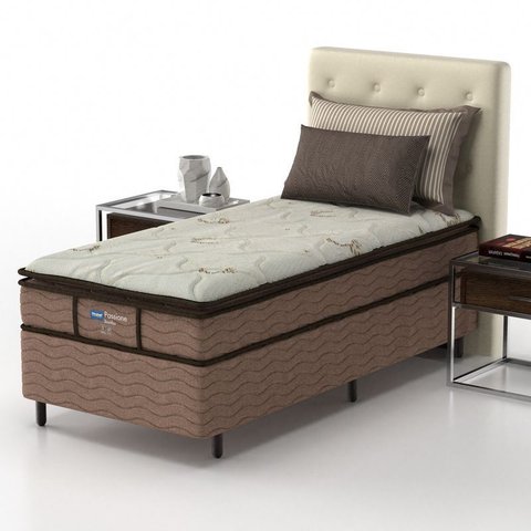 Conjunto Box Mola Ensacada Probel Passione Bambu Solteiro 88x52cm