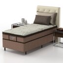 Ver imagem 1 de Conjunto Box Mola Ensacada Probel Passione Bambu Solteiro 88x52cm