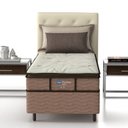 Ver imagem 6 de Conjunto Box Mola Ensacada Probel Passione Bambu Solteiro 88x52cm
