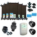 Ver imagem 1 de Kit Aquecedor Solar Piscina 24placas 3mt+controlador+valvuls