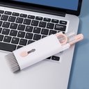 Ver imagem 4 de Kit de Limpeza 7 em 1 Multifunção Teclado Fones PC Celulares - Rosa