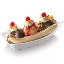 Ver imagem 4 de Kit 6 Barcas para Sushi Sashimi Melamina Branca Comida Japonesa Gourmet Mix