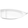 Kit 6 Barcas para Sushi Sashimi Melamina Branca Comida Japonesa Gourmet Mix - 5