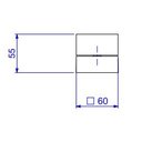 Ver imagem 2 de Acabamento Registro Gaveta Deca Dream 3/4 - 4900c87pq