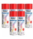 Ver imagem 1 de Kit 6 Tinta Aerossol Vermelho Uso Geral 350 Ml/250g