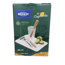 Kit Caipirinha 5 pçs - Brinox (Cód.1627) - 3