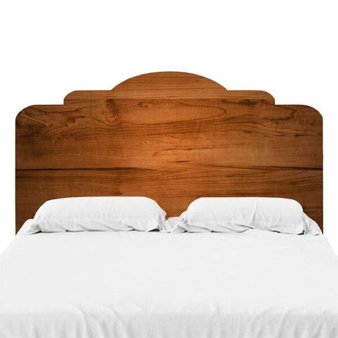 Adesivo De Parede Cabeceira de Cama Madeira 02 - CASAL: 75X140cm