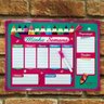 Planner Magnético Quadro de Planejamento Semanal Rosa 2 - G - 1