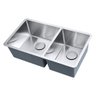 Cuba De Cozinha Aço Inox 1mm Escovado S205 81,3x45,7x22,9 cm Aço Escovado - 2
