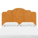 Ver imagem 1 de Adesivo De Parede Cabeceira de Cama Madeira 07 - QUEEN: 85x160cm