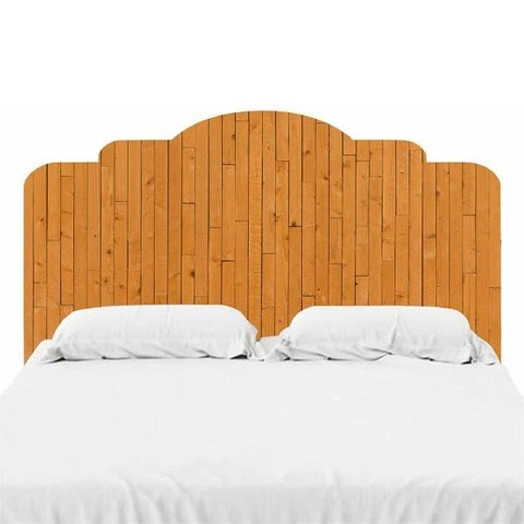 Adesivo De Parede Cabeceira de Cama Madeira 07 - QUEEN: 85x160cm