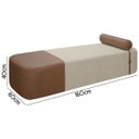 Ver imagem 7 de Kit Cabeceira Pietro e Recamier Diamante para Cama Queen Size 160cm Bouclê Facto - Sofa Store:bouclê