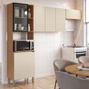 Ver imagem 2 de Armário de Cozinha Compacta 251cm Laura Plus Soft/freijó Z06 - Mpozenato