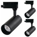 Ver imagem 1 de Kit 3 Spot Led Mr16 para Trilho Eletrificado Preto 110/220v 6500k Frio