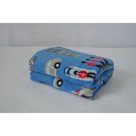 Cobertor Microfibra Bebê London - Azul - Bebê