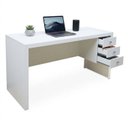 Ver imagem 7 de Mesa Escrivaninha Home Office 3 Gavetas 155cm