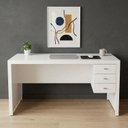 Ver imagem 5 de Mesa Escrivaninha Home Office 3 Gavetas 155cm