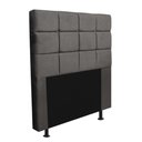 Ver imagem 4 de Kit Cabeceira + Calçadeira Baú Espanha 100cm Solteiro para Cama Box Suede Cinza - Gat Magazine