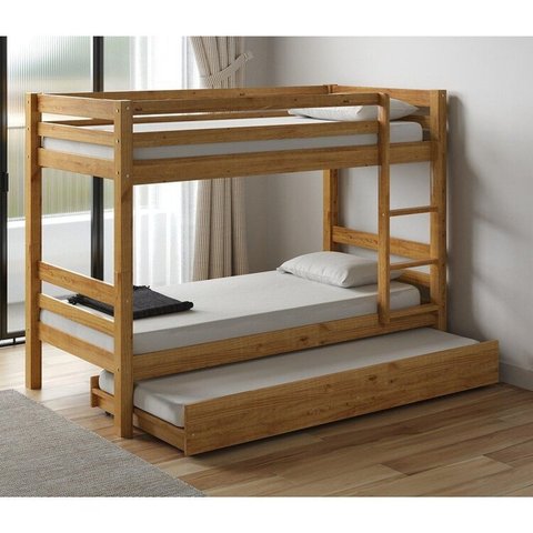 Treliche Solteiro 100% Madeira Maciça La Paz Espresso Móveis