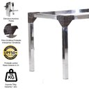 Ver imagem 4 de Kit 4 Cadeiras Angra e Mesa de 80cm Haiti em Alumínio Jardim