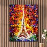 Quadro Decorativo - Torre Eiffel Espatulada - 100x80cm Bela Arte Quadros e Molduras Uma Tela - 3