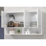 Kit Armário + Fruteira Módulo Três Portas Estilo Moderno Redecore Conjunto de móveis multifucinais - 4