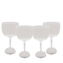 Ver imagem 1 de Kit 4 Taças Gin Branco Acrílico Copo Gin