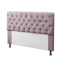 Ver imagem 1 de Cabeceira Mirage Para Cama Box Solteiro 120cm Com Capitonê Suede:Rose
