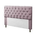 Ver imagem 1 de Cabeceira Mirage Para Cama Box Solteiro 120cm Com Capitonê Suede:Rose