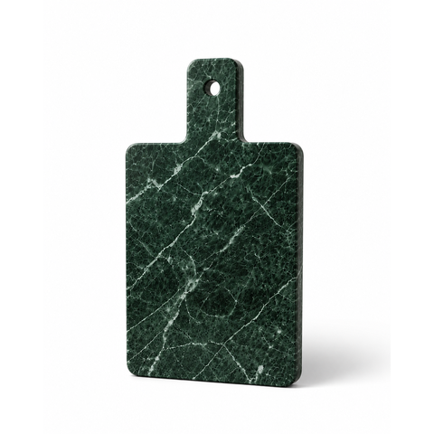 Tabua de Servir Mármore Verde Guatemala Natural 29x22cm