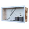 Nicho em Porcelanato para Banheiro Branco Carrara 60x32cm - 7