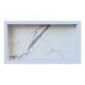 Nicho em Porcelanato para Banheiro Branco Carrara 60x32cm - 8