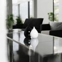 Ver imagem 4 de Dupla Vaso de Mesa Pequeno de Cerâmica Mimo Preto e Branco Clássico