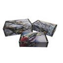 Ver imagem 1 de Conjunto Porta Objetos Decorativo Madeira 3 Peças
