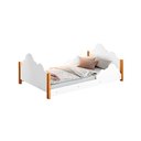 Ver imagem 2 de Cama Infantil Montessoriana Cristal Juvenil Branca e Mel + Luminária Led