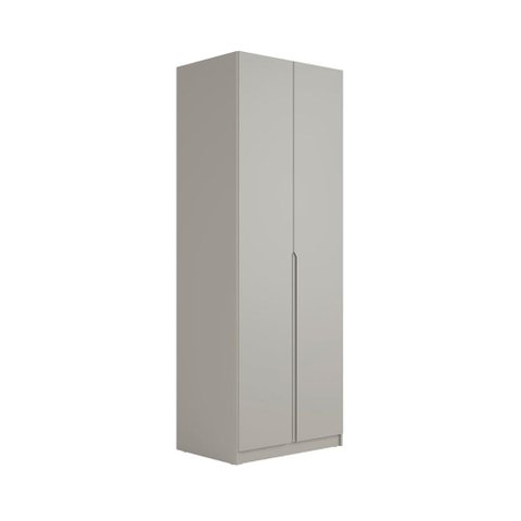 Guarda Roupa Modulável 87,5cm com 2 Portas 100% Mdf Cor:grigio