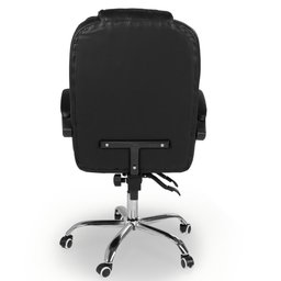 Cadeira de Escritório Presidente Executivo com Regulagem de Altura - Preto - 6