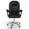 Cadeira de Escritório Presidente Executivo com Regulagem de Altura - Preto - 4