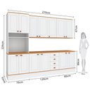 Ver imagem 3 de Cozinha Modulada c/T 6 Peças Aspen Branco