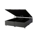 Ver imagem 2 de Kit Premium Box Baú Queen 1,58 - Cinza