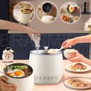 Ver imagem 3 de Panela Elétrica de Arroz Caldos Legumes Cerâmica Antiaderente 1,8 L 110v