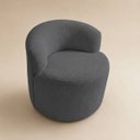Ver imagem 2 de Poltrona Sala Orgânica Confortável Reforçada Bouclé Quarto
