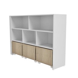 Organizador Infantil Baús e Porta Livros Napoleão 100% Mdf Woodcore - 3