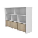 Ver imagem 3 de Organizador Infantil Baús e Porta Livros Napoleão 100% Mdf Woodcore