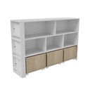 Ver imagem 2 de Organizador Infantil Baús e Porta Livros Napoleão 100% Mdf Woodcore